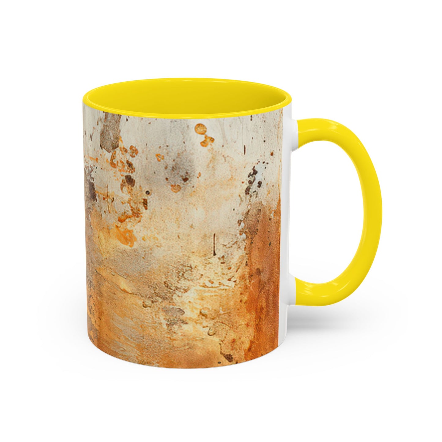 Rustic Accent Coffee Mug, Unique Artistic Mug