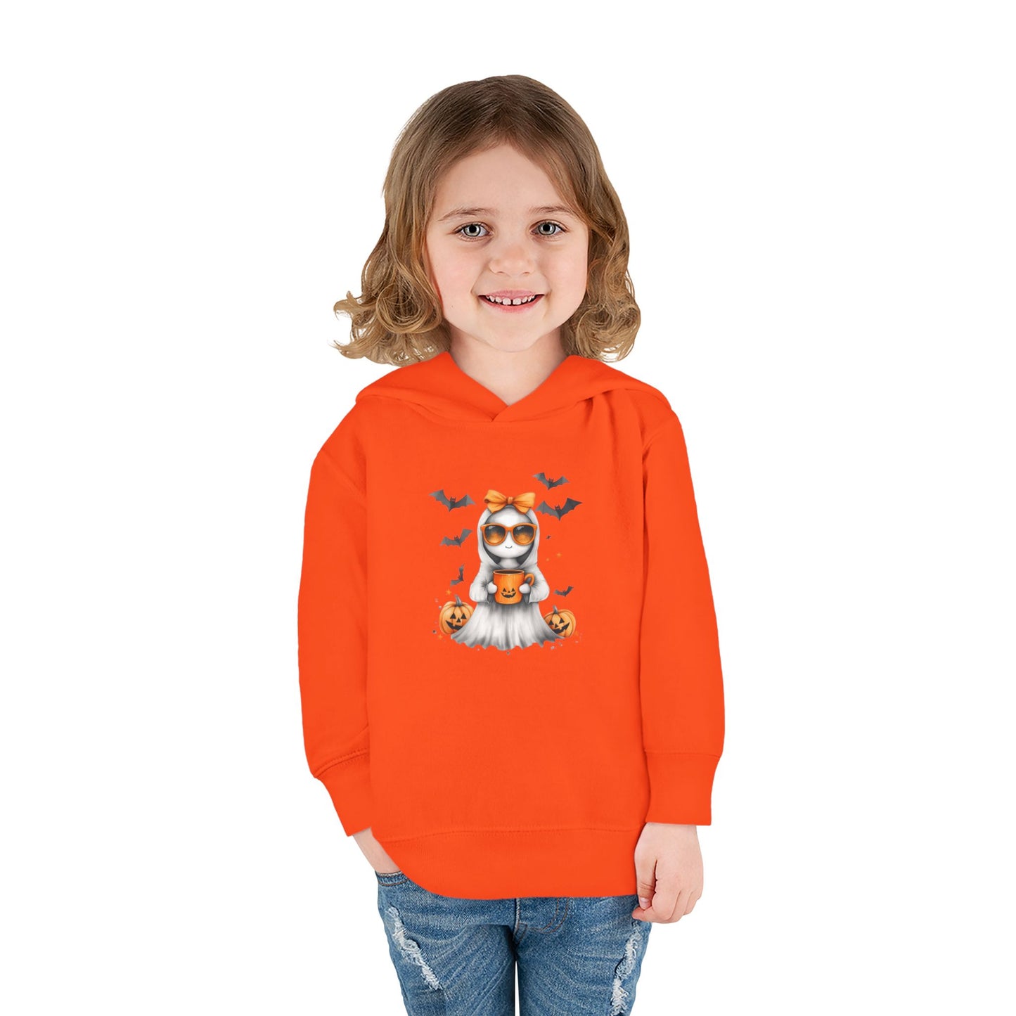 Adorable Halloween Toddler Fleece Hoodie with Cute Pumpkin Design, Kids Halloween Outfit, Fall Fashion, Cozy Kids Sweatshirt