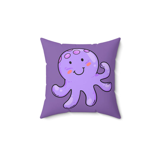 Cute Octopus Decorative Pillow, Playful Cushion for Kids, Ocean-Themed Home