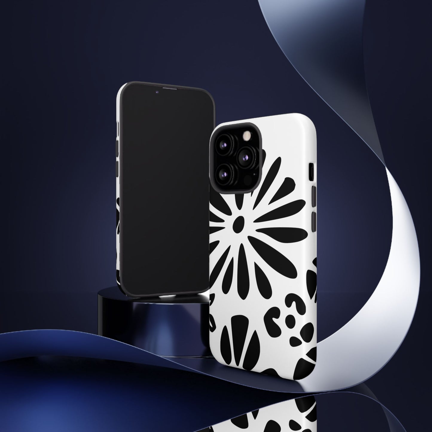 Stylish Phone Case with Floral Design, Tough Phone Cover for Her, Trendy Black and White Cell Phone Case, Unique Gift for Birthdays [...]