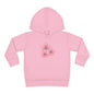 Adorable Toddler Pullover Fleece Hoodie with Pink Flower Design, Kids Sweatshirt, Toddler Clothing, Spring Outfit, Cute Gift for Kids