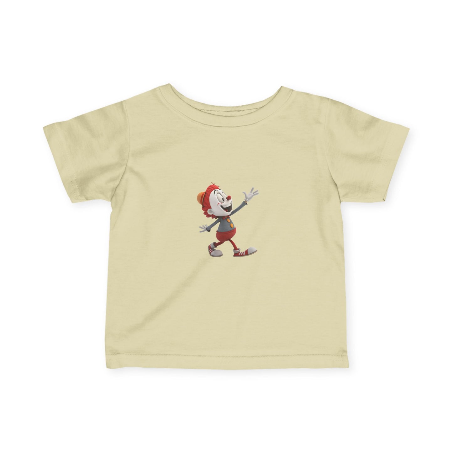 Infant Cartoon Character Tee, Cute Baby T-shirt, Kids' Playwear, Birthday Gift, Toddler Apparel, Funny Baby Shirt
