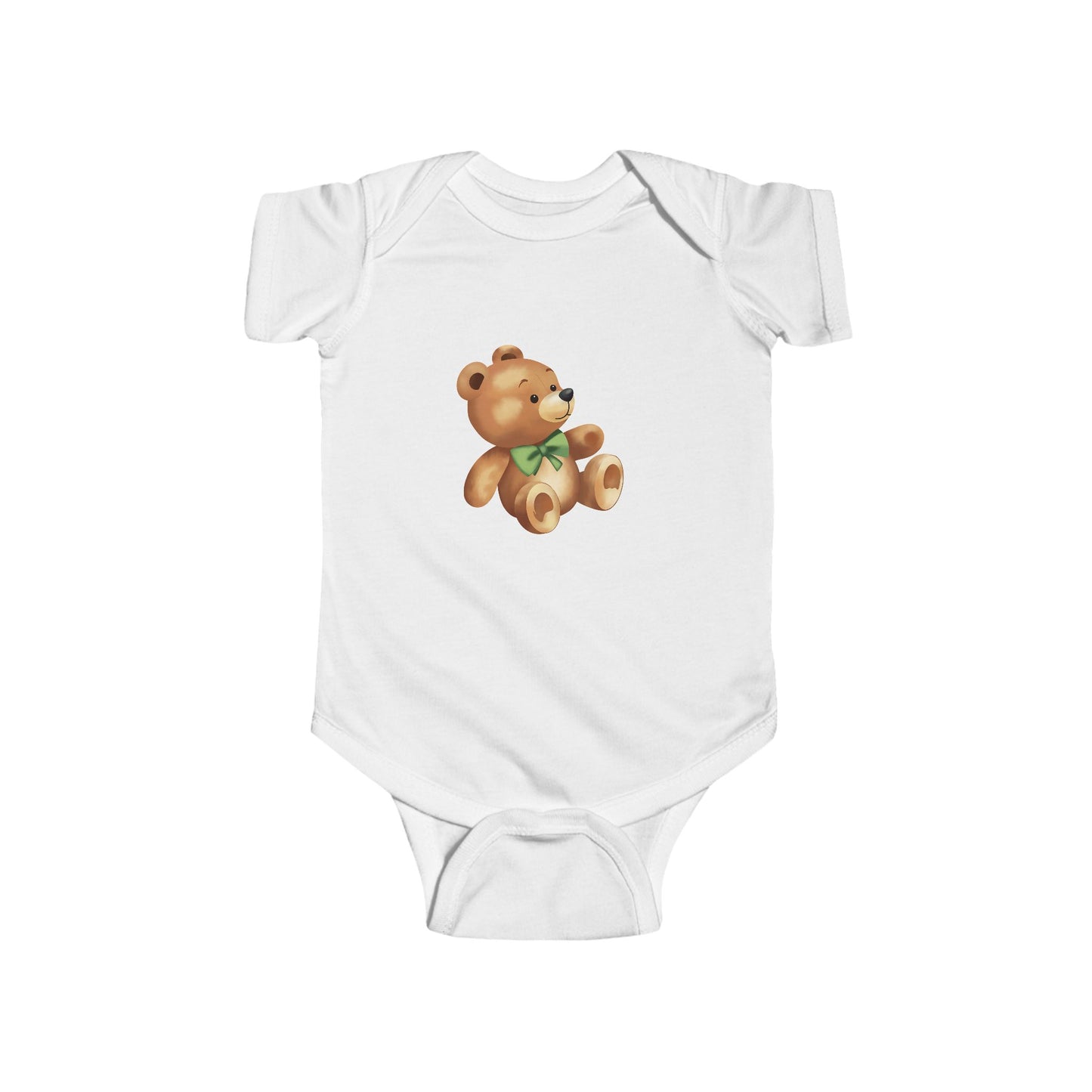 Adorable Teddy Bear Infant Bodysuit, Baby Shower Gift, Cute Baby Outfit, Soft Cotton Onesie, Newborn Clothing, Infant Apparel