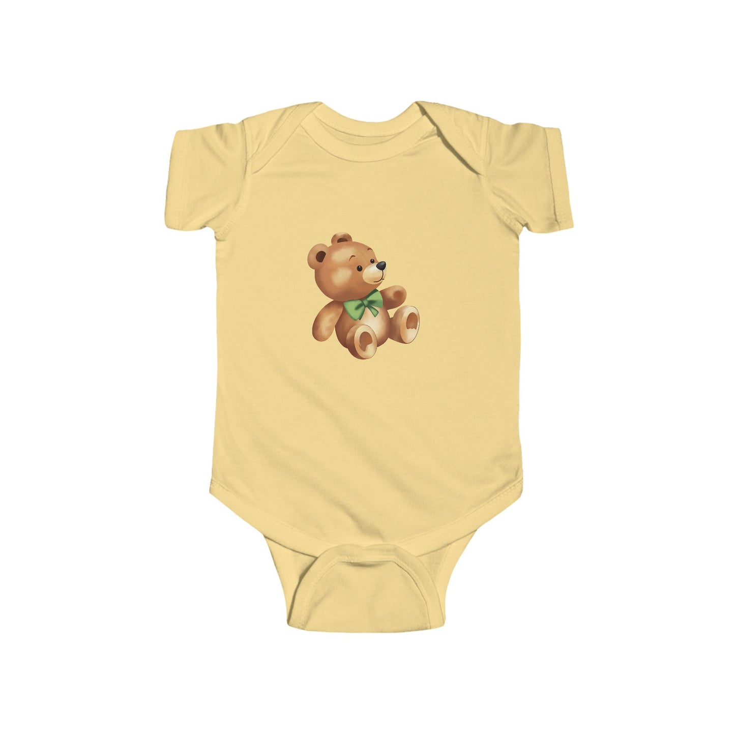 Adorable Teddy Bear Infant Bodysuit, Baby Shower Gift, Cute Baby Outfit, Soft Cotton Onesie, Newborn Clothing, Infant Apparel