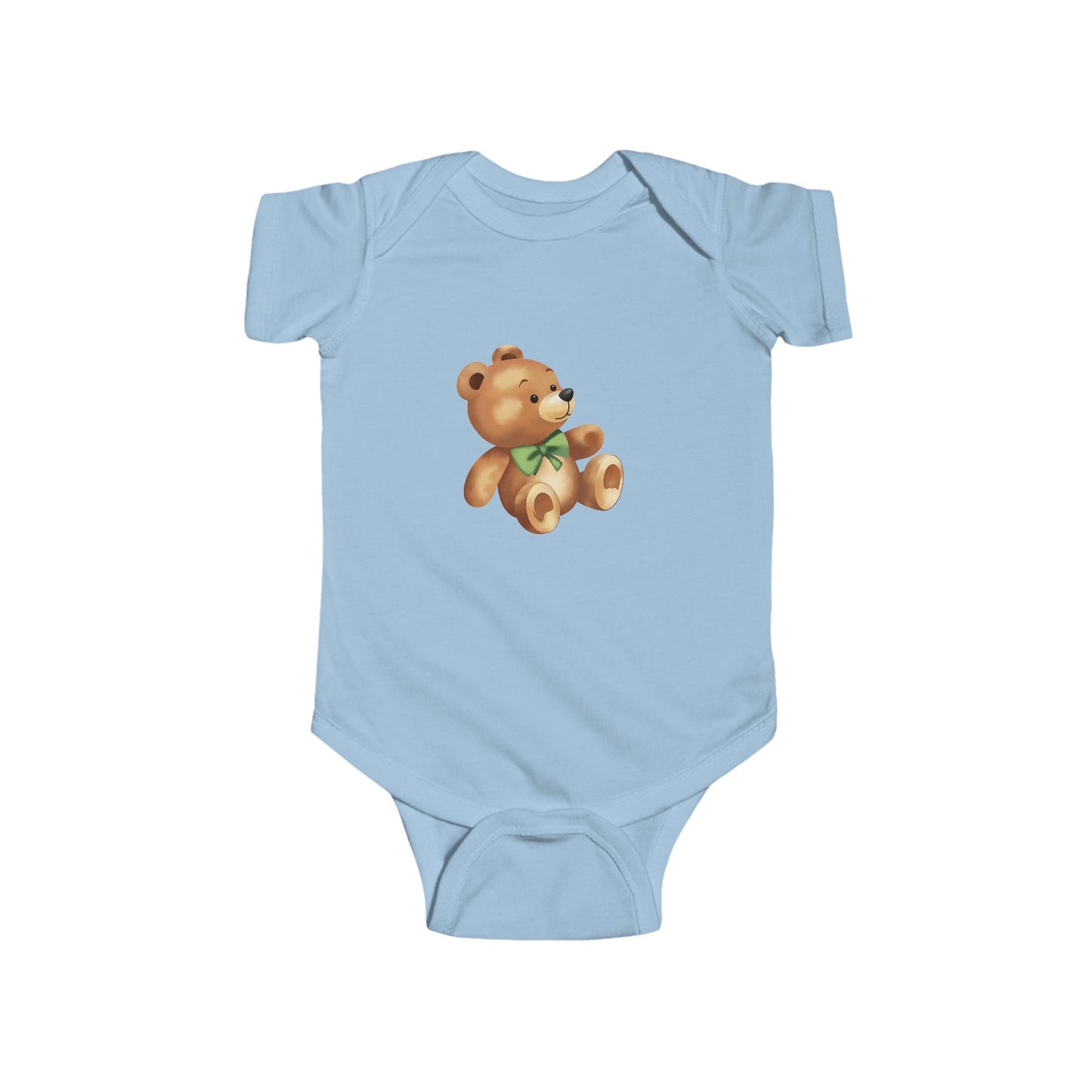 Adorable Teddy Bear Infant Bodysuit, Baby Shower Gift, Cute Baby Outfit, Soft Cotton Onesie, Newborn Clothing, Infant Apparel