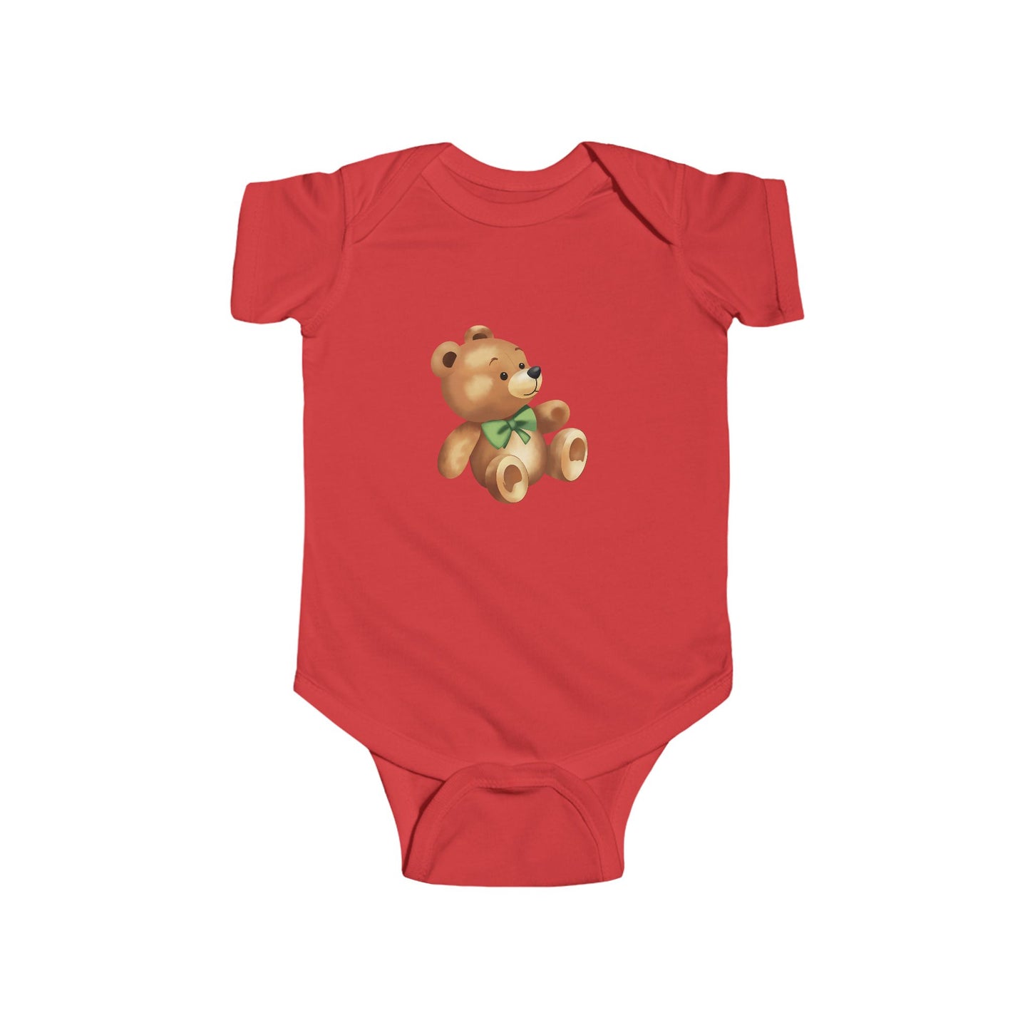 Adorable Teddy Bear Infant Bodysuit, Baby Shower Gift, Cute Baby Outfit, Soft Cotton Onesie, Newborn Clothing, Infant Apparel