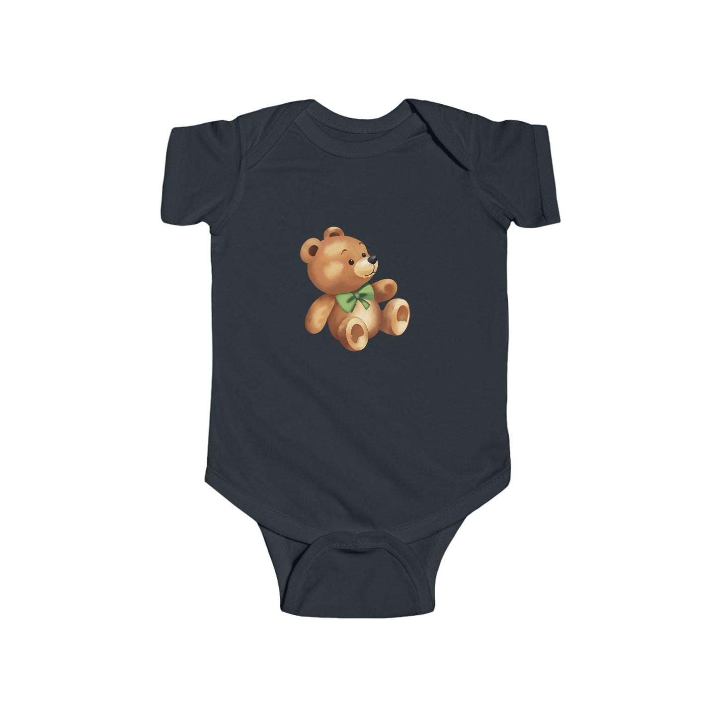 Adorable Teddy Bear Infant Bodysuit, Baby Shower Gift, Cute Baby Outfit, Soft Cotton Onesie, Newborn Clothing, Infant Apparel