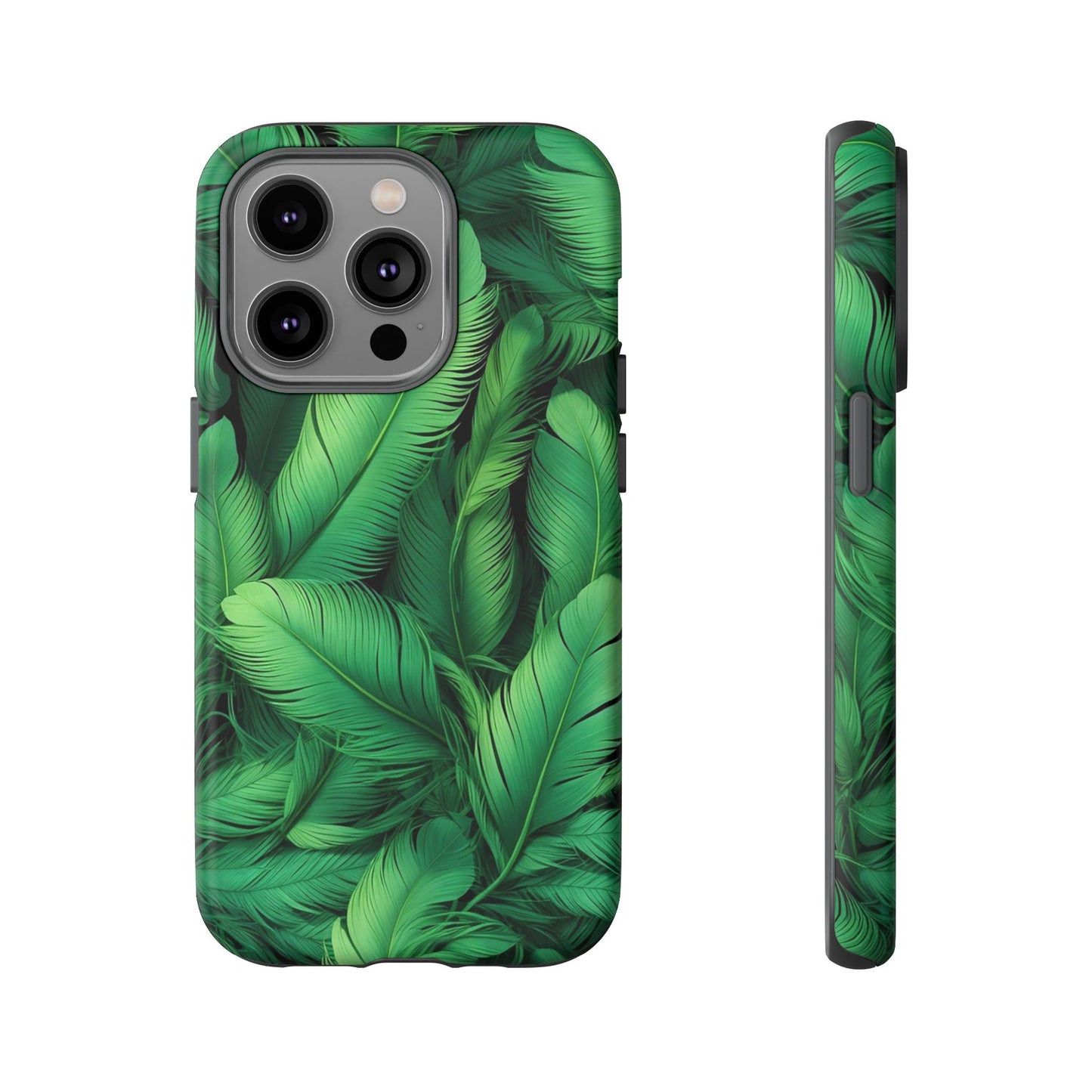 Tough Cases - Tropical Leaf Phone Case, Nature-inspired, Phone Accessory, Gift for Her, Jungle Theme, Eco-Friendly