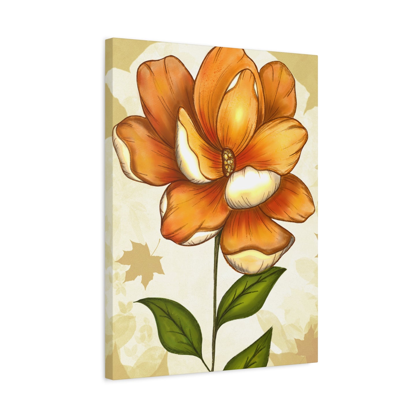 Copy of Matte Canvas, Stretched, 1.25" Tulips Pink and Purple Flowers