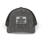 No Trespassing Snapback Trucker Cap, Outdoor Adventure Hat, Unique Gift for him, Summer Casual Style, Trendy Accessory