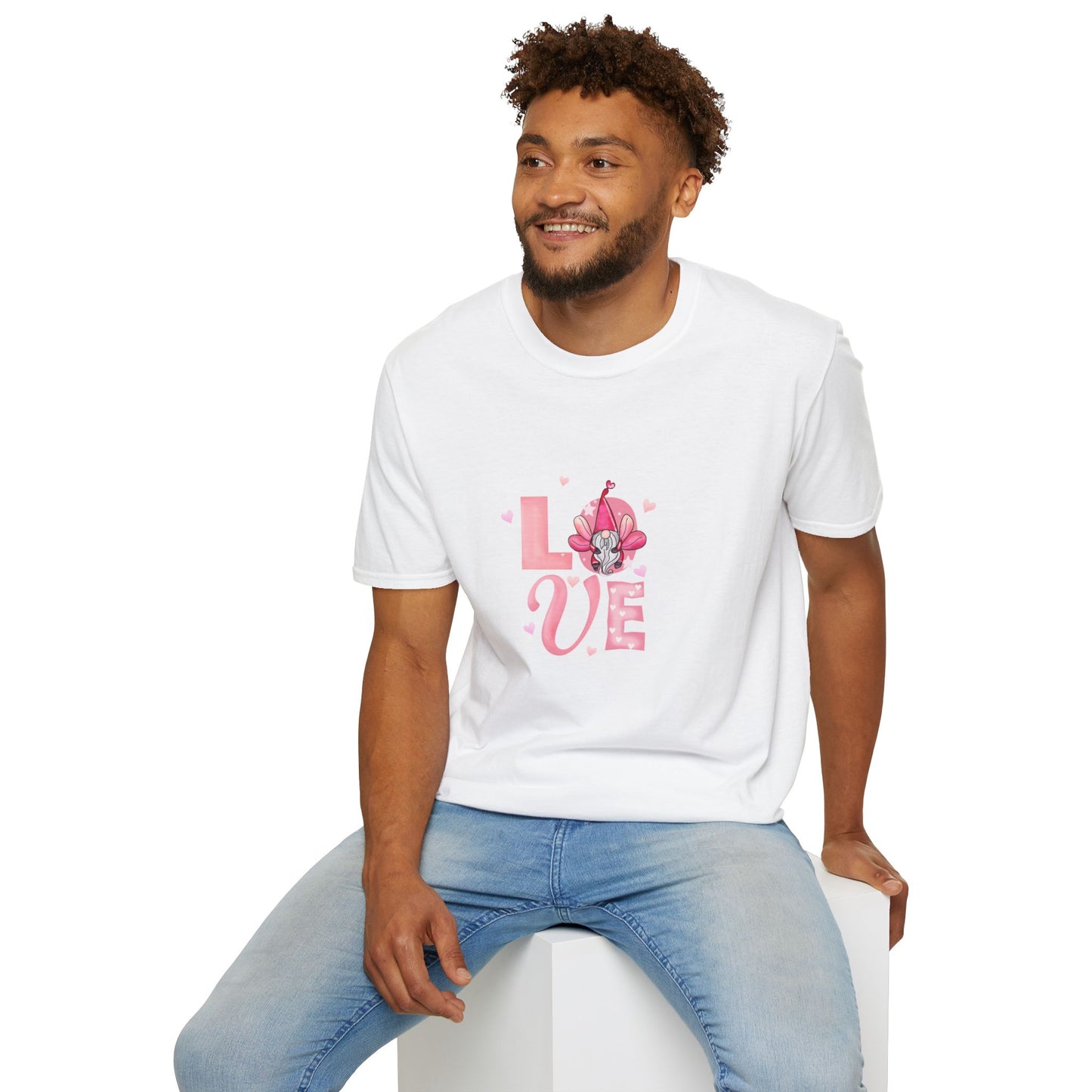 Love Cherry Blossom T-Shirt — Pink Floral "LOVE" Graphic Tee
