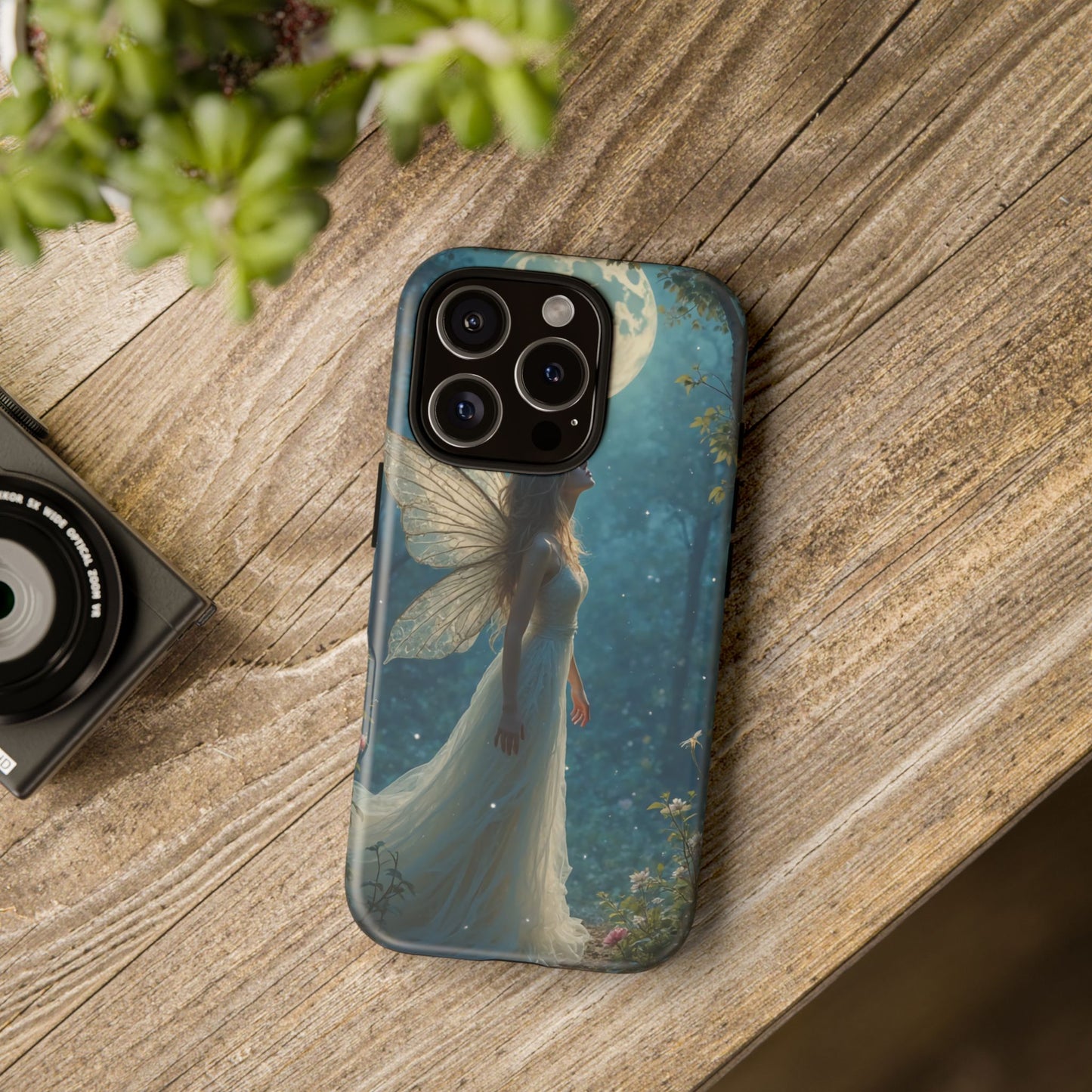 Fairy Moon Phone Case | Tough Cases for Nature Lovers, Fantasy Gift, Boho Phone Accessory, Ethereal Aesthetic, Magical Design