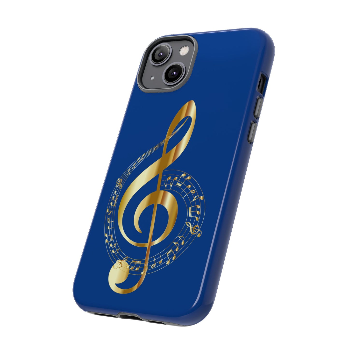 Tough Cases Blue and Gold Musical Note