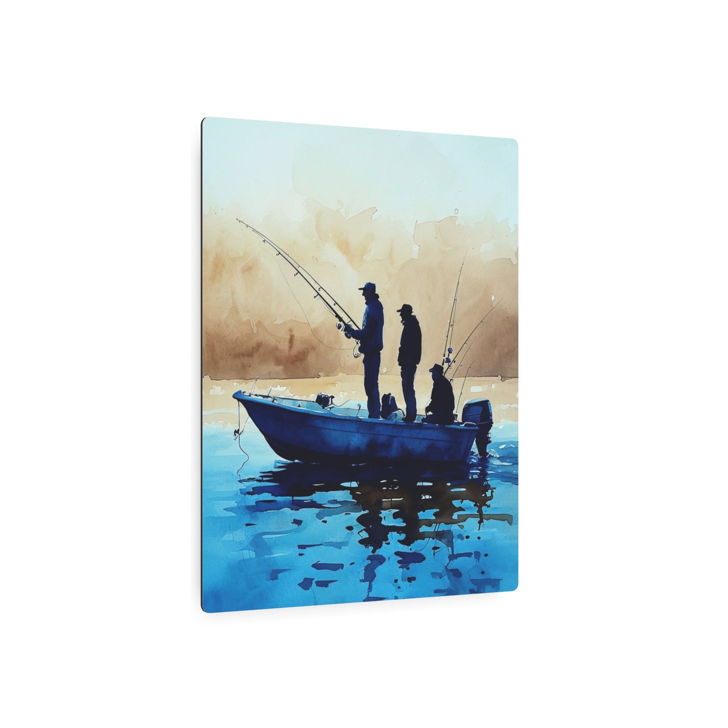 Fishing Metal Art Sign - Perfect Gift for Fishermen, Man Cave Decor, Nautical Wall Art, Outdoor Enthusiast Gift, Fishing Lover Decor