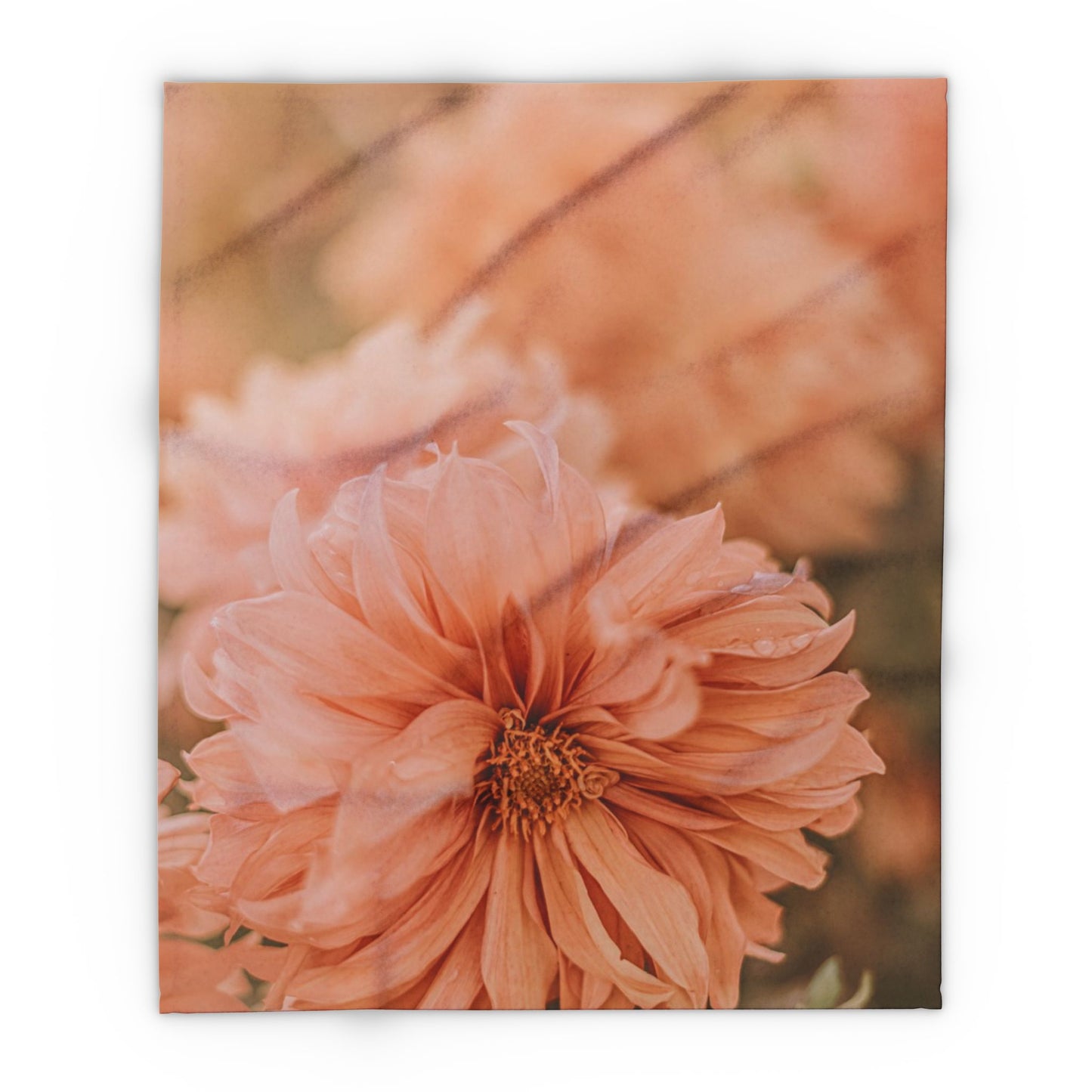 Cozy Floral Fleece Blanket | Soft Throw Blanket for Home, Boho Decor, Gift for Her, Wedding Blanket, Boudoir Accessory