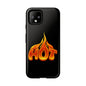 Stylish Phone Case, Hot Flames Design, Gift for Teens, Trendy Accessory, Protective Cover, Unique Phone Case