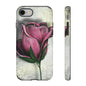 Rose Phone Case – Tough Cases, Floral Phone Cover, Gift for Her, Minimalist Design, Nature Lover's Accessory, Birthday Gift Idea