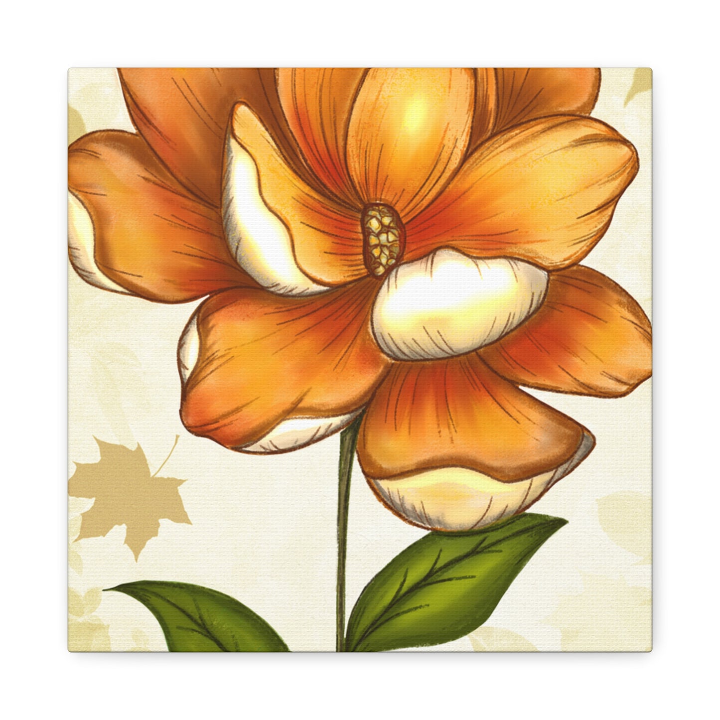 Copy of Matte Canvas, Stretched, 1.25" Tulips Pink and Purple Flowers