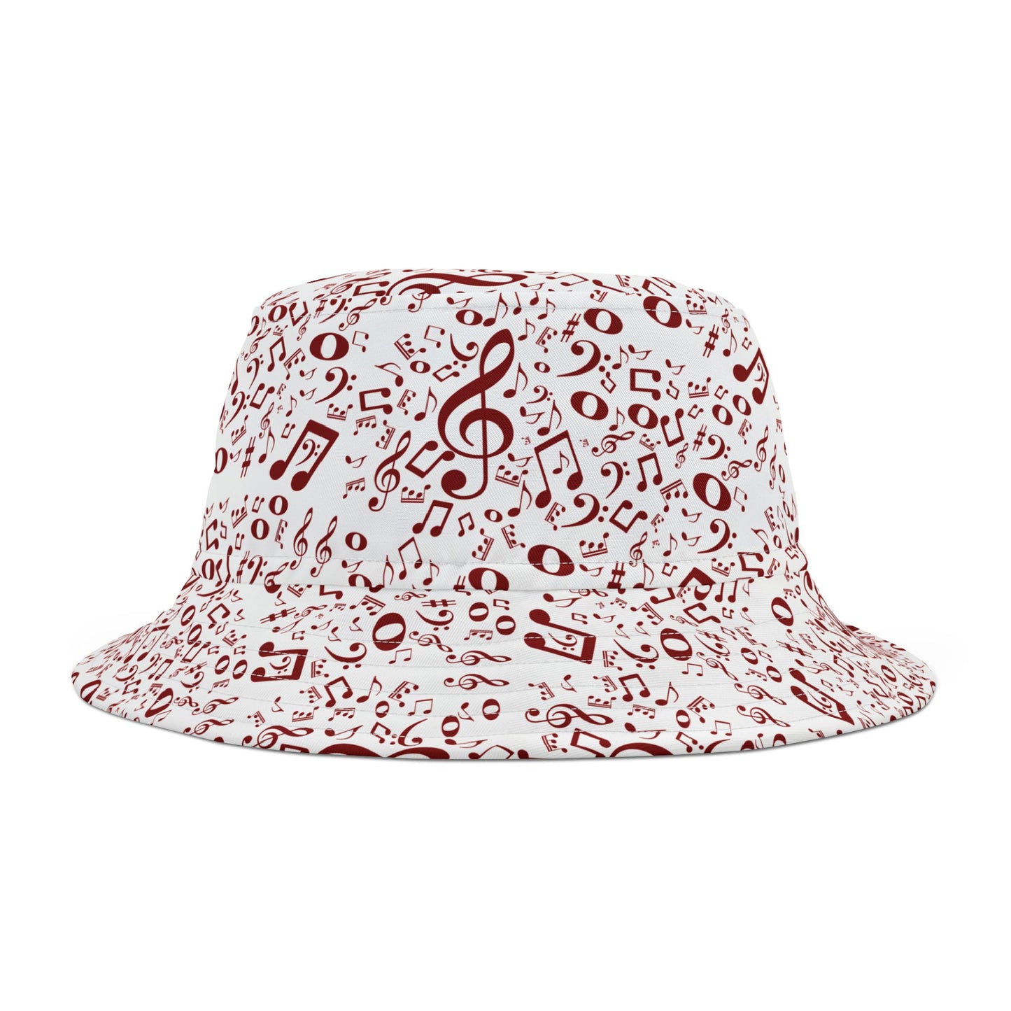Musical Notes Bucket Hat for Music Lovers, Trendy Hat for Summer, Festival Accessory, Gift for Musicians, Unique Musician Gift