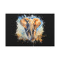 Matte Canvas, Stretched, 1.25" - Elephant
