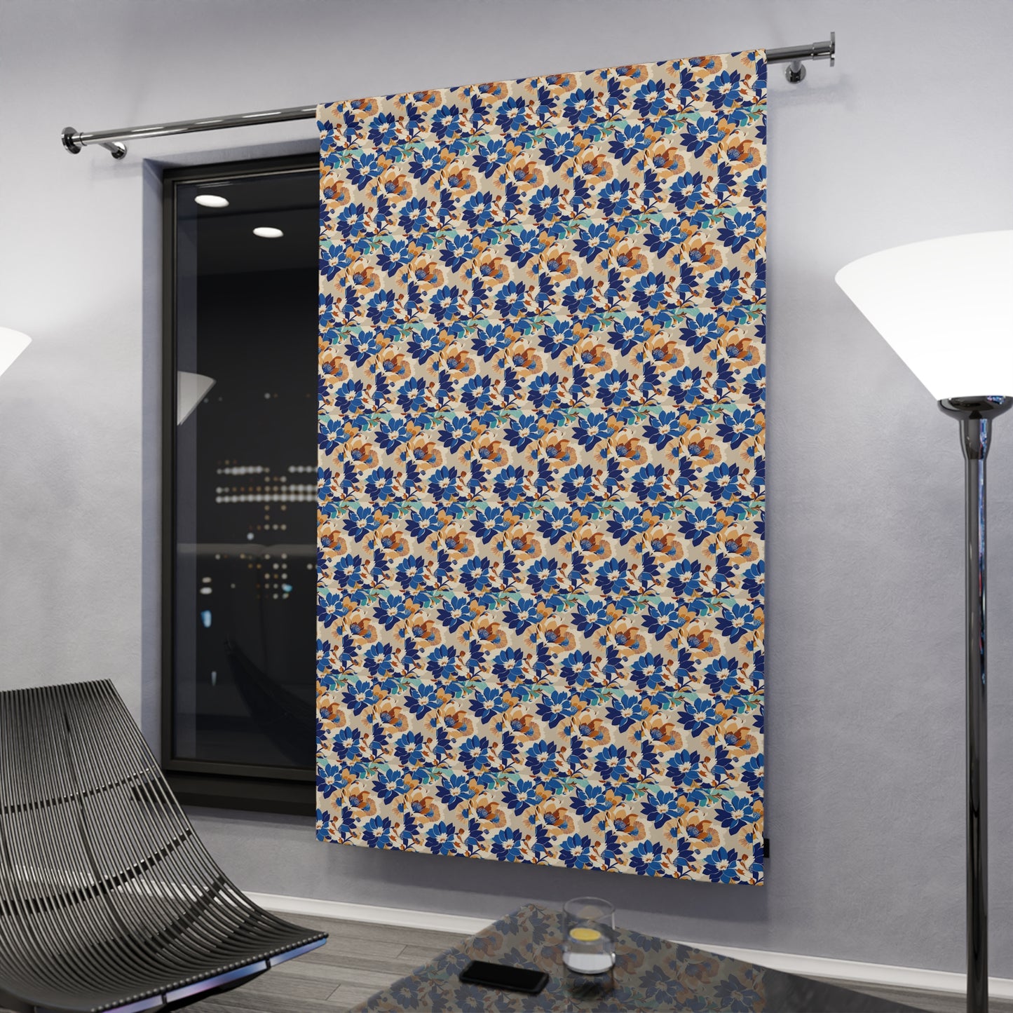 Floral Window Curtain - Cozy Home Decor, Brighten Your Space, Bedroom or Living Room, Spring Decor, Gift for Homeowners