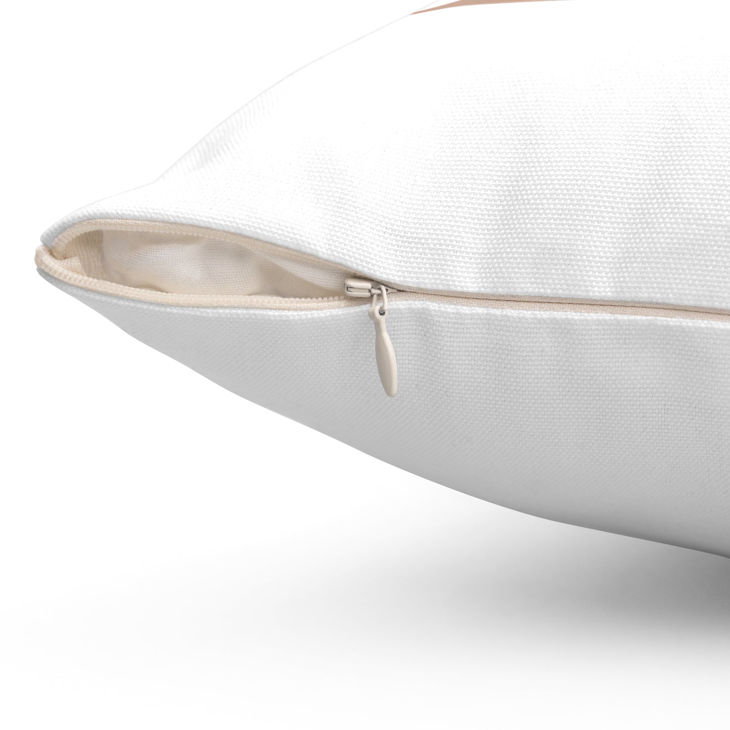 Monogram K Decorative Pillow — Elegant Rose Gold Initial Throw Pillow