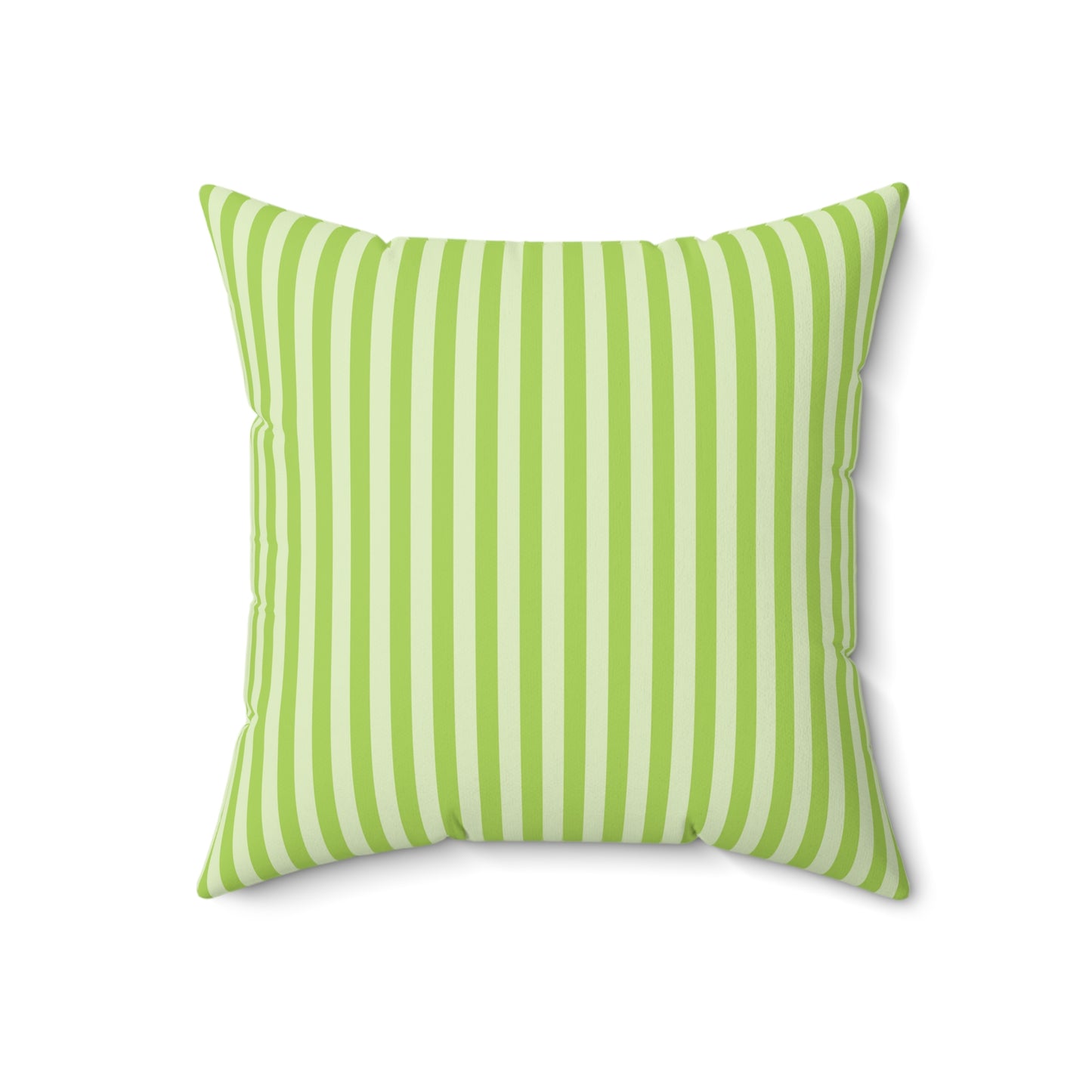 Fresh Green Striped Throw Pillow Decorative Cushion for Modern Living Room