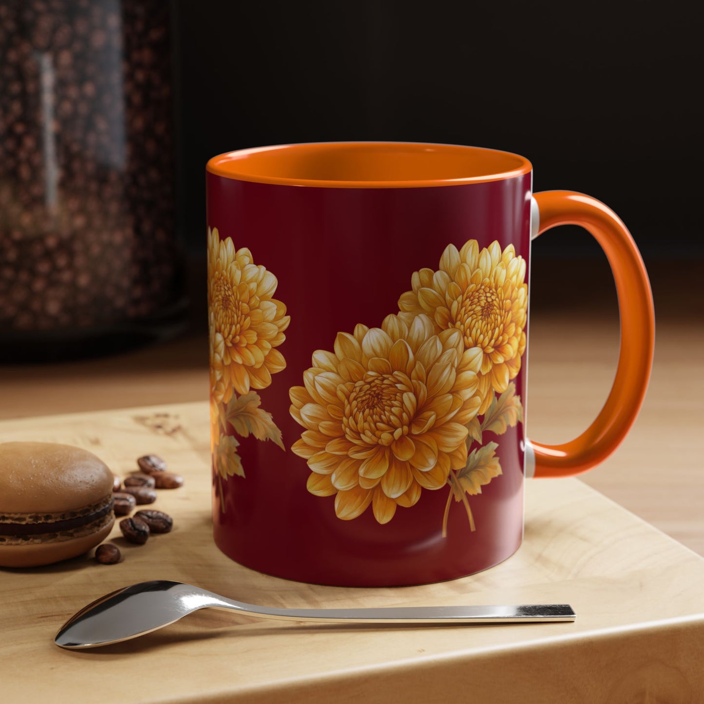 Beautiful Floral Accent Coffee Mug | Perfect Gift for Flower Lovers, Home Decor, Cozy Vibes, Mother’s Day, and Birthdays