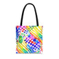 Colorful Abstract Tote Bag, Beach Bag, Shopping Bag, Summer Accessory
