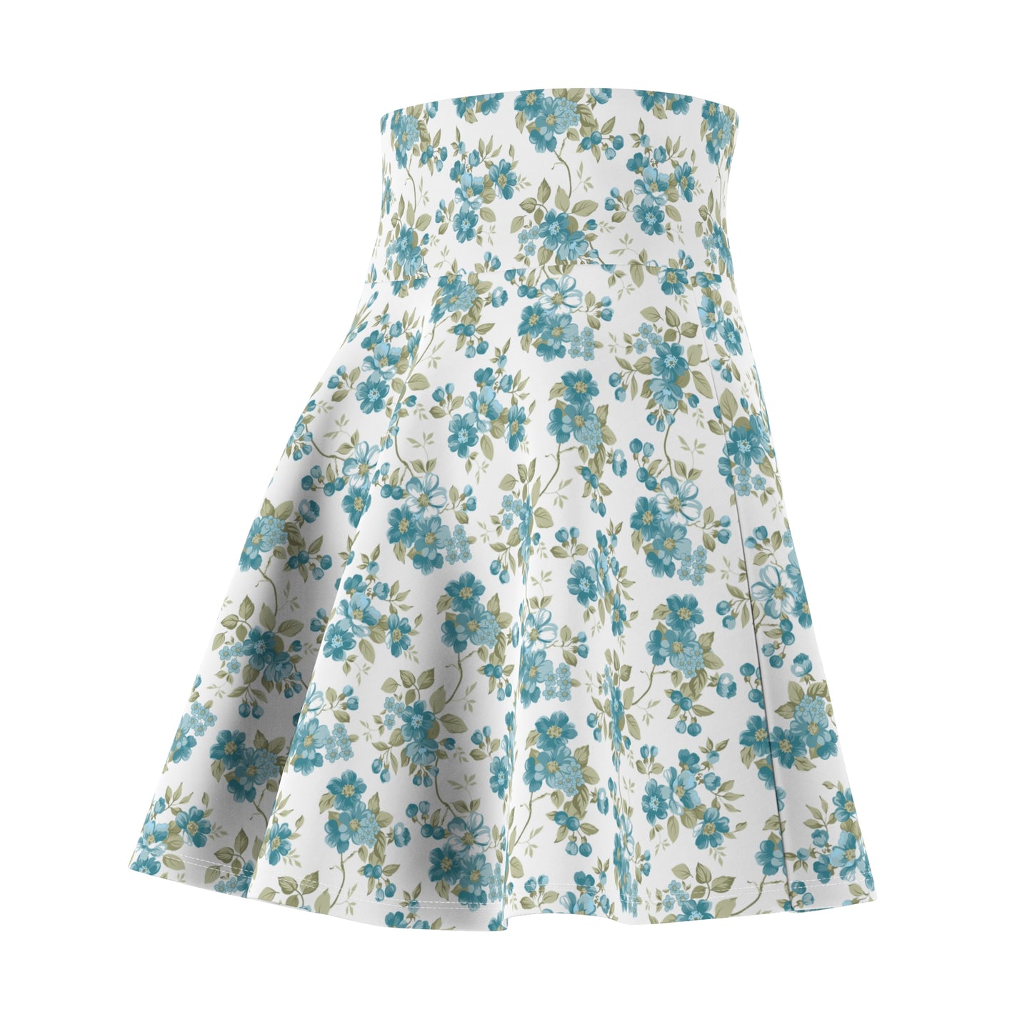 Floral Women's Skater Skirt, Boho Chic, Summer Style, Casual Wear, Everyday Fashion, Gifts for Her, Birthday Outfit