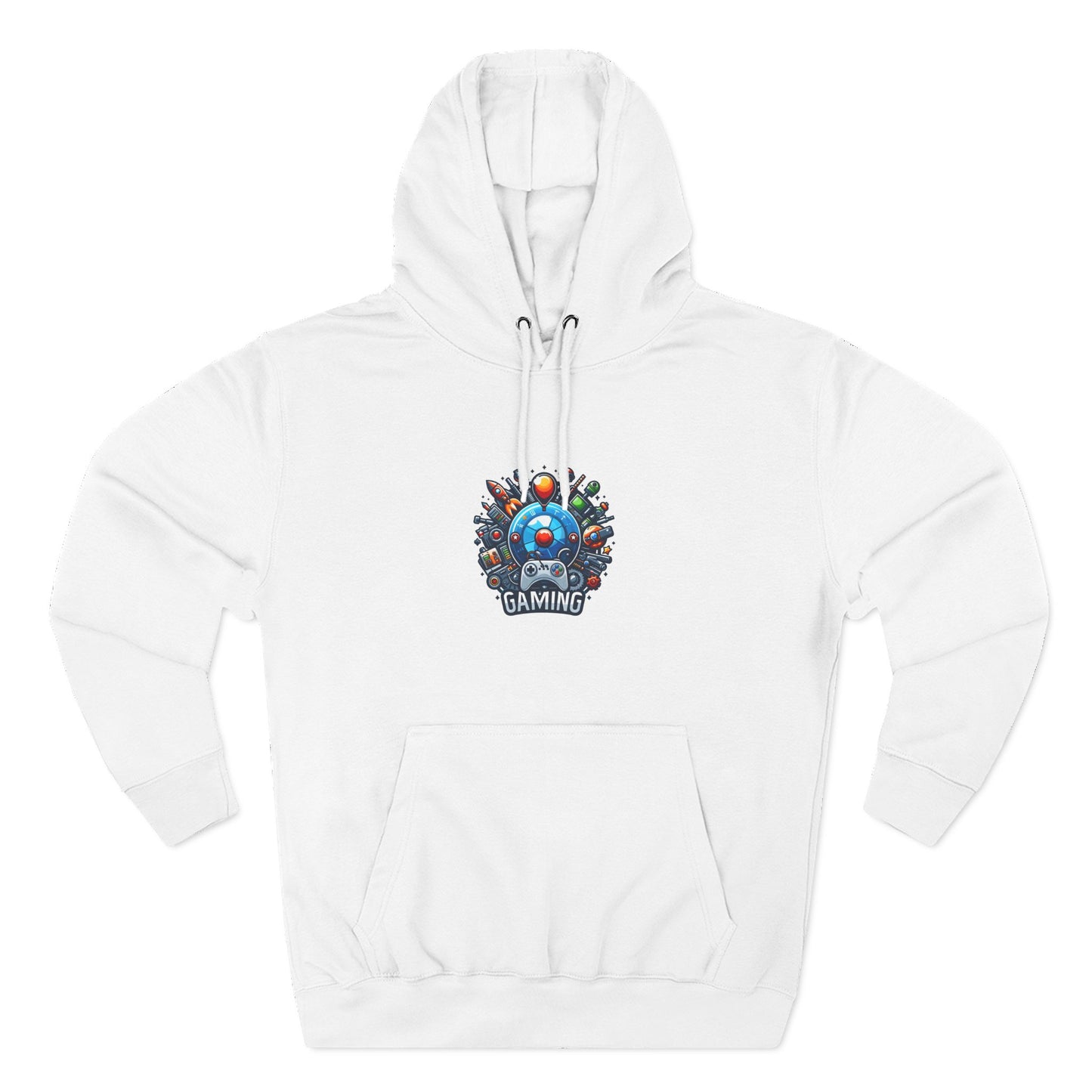 Three-Panel Fleece Hoodie