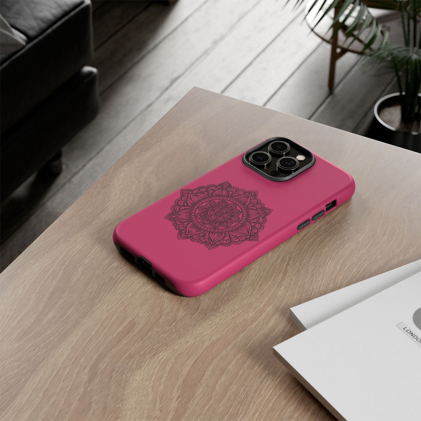 Vibrant Mandala Phone Case, Artistic Protection Cover, Gift for Her, Trendy Accessories, Birthday or Holiday Present
