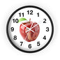 Whimsical Apple Wall Clock, Fun Kids Decor, Nursery Wall Accent, Tick Tock, Gift for Children, Playful Home Decor, Educational Timer