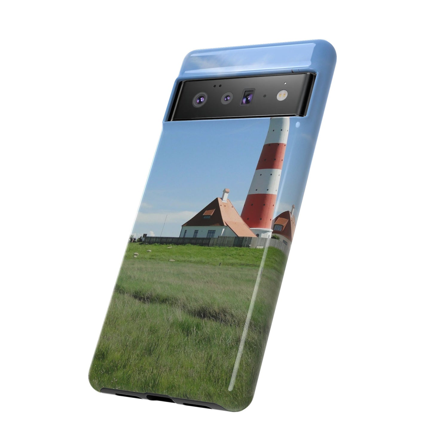 Lighthouse Phone Case - Coastal Vibes, Nautical Gift, Ocean Lover Accessory, Beach Aesthetic, Customizable Design