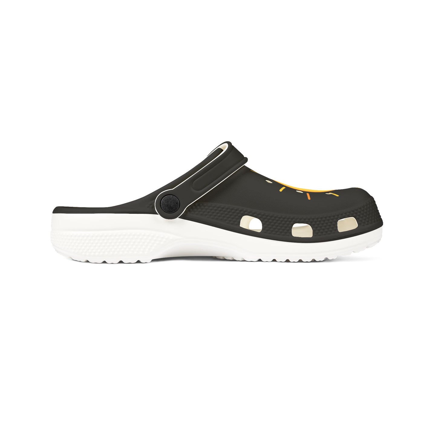 Smiling Sun EVA Clogs — Cute Sunshine Slip-On Foam Shoes
