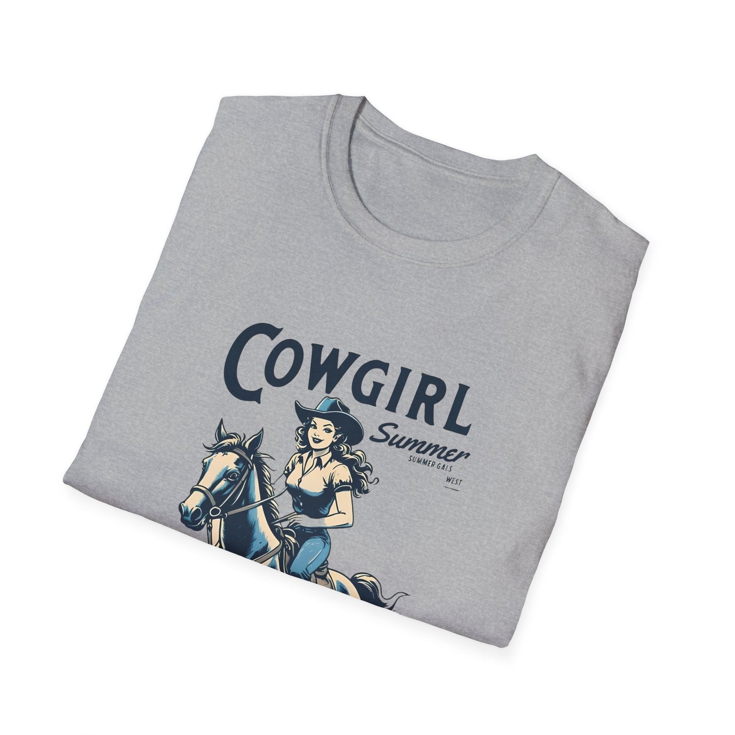 Cowgirl Summer Soft style T-Shirt for Horse Lovers