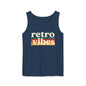 Retro Vibes Tank Top - Unisex Summer Apparel, Casual Wear, Beach Attire, Vintage Style, Gift for Friends