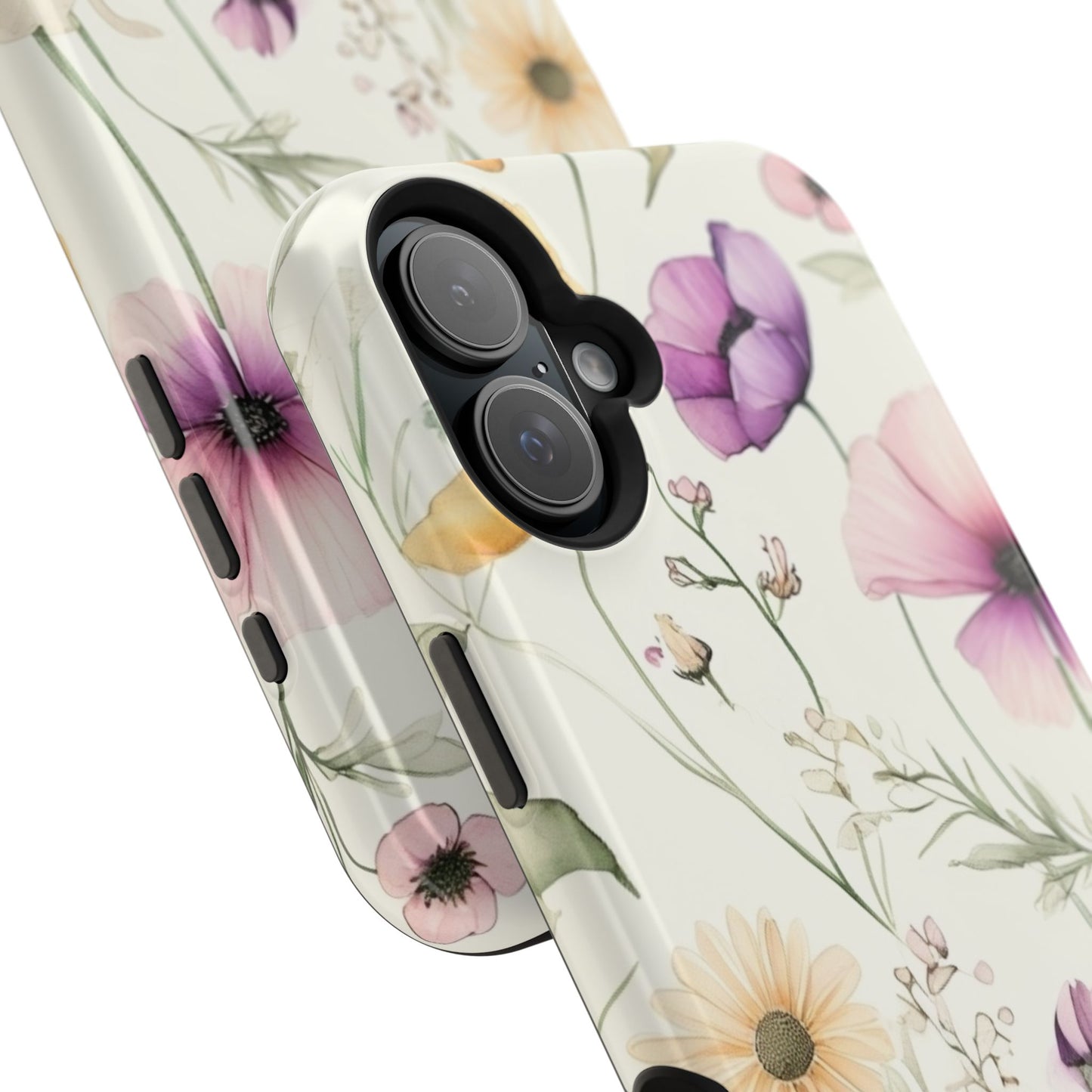 Floral Watercolor Magnetic Impact-Resistant Phone Case