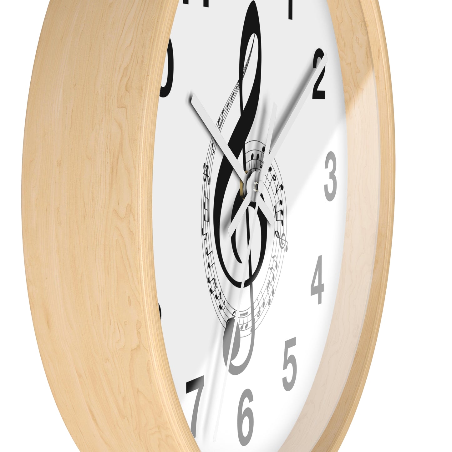 Musical Notes Wall Clock - Perfect for Music Lovers, Home Decor