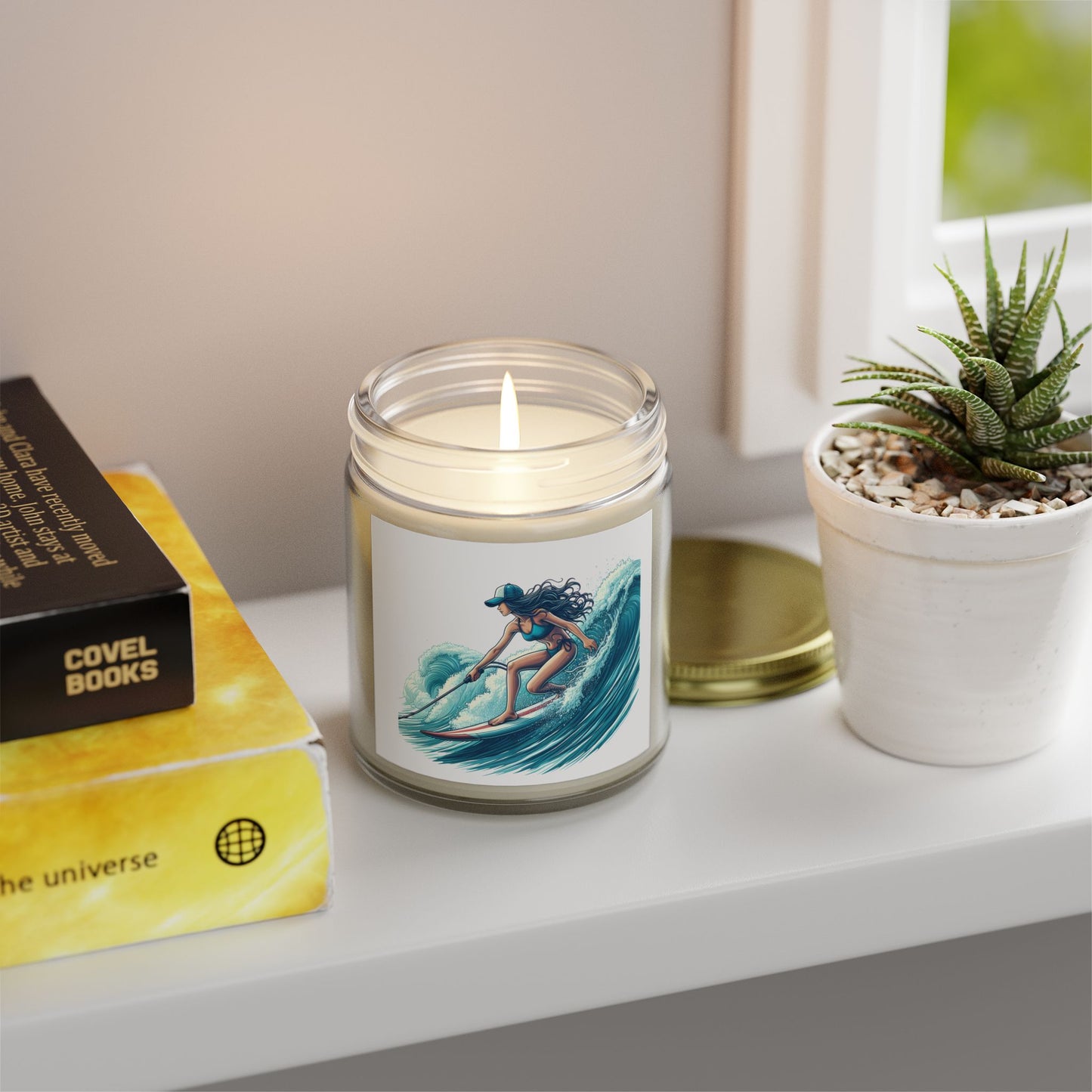 Scented Candles, Coconut Apricot Wax (4oz, 9oz)