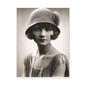 Vintage 1920s Flapper Portrait Canvas