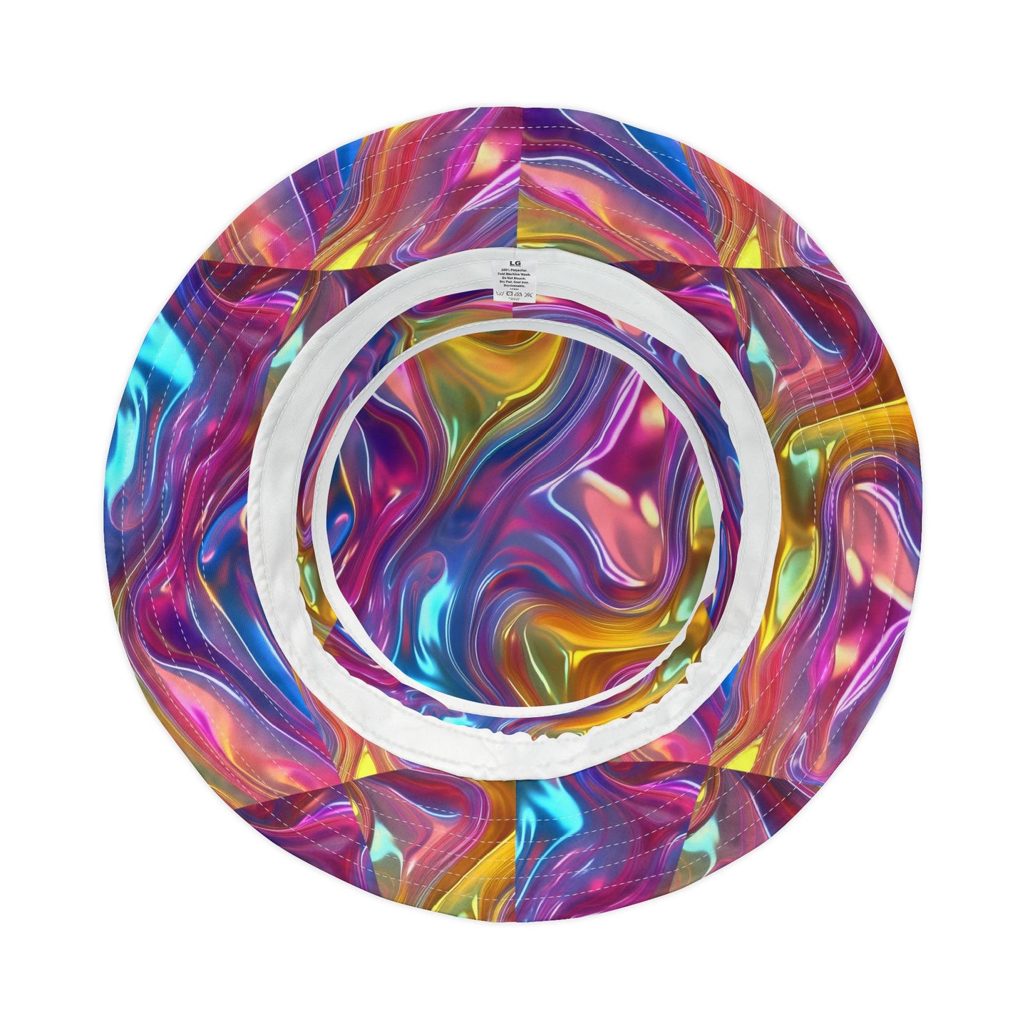 Vibrant Swirl Bucket Hat, Boho Summer Hat, Festival Fashion, Artistic Sun Hat, Colorful Accessory, Beachwear Essential