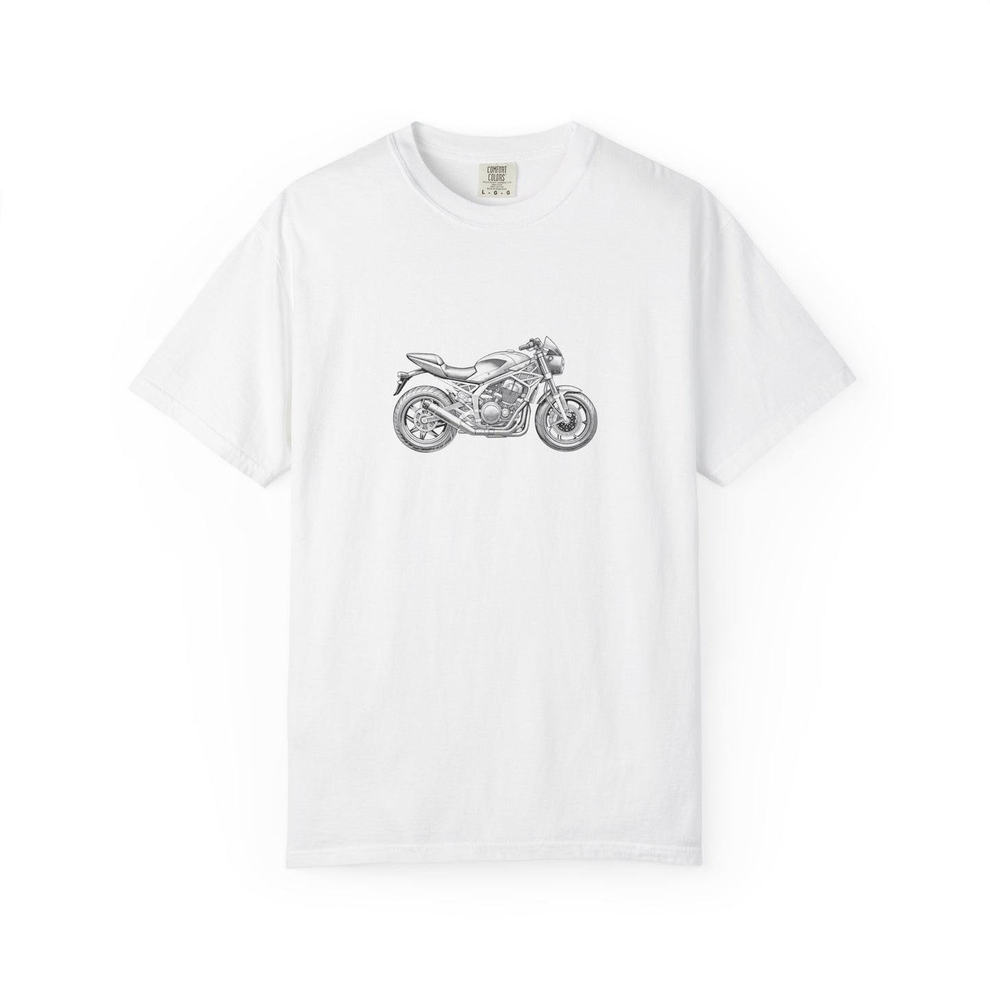 Motorcycle Vibes Unisex Garment-Dyed T-Shirt, Biker Tee for Motorcycle Enthusiasts, Gift for Riders, Casual Wear, Adventure Apparel