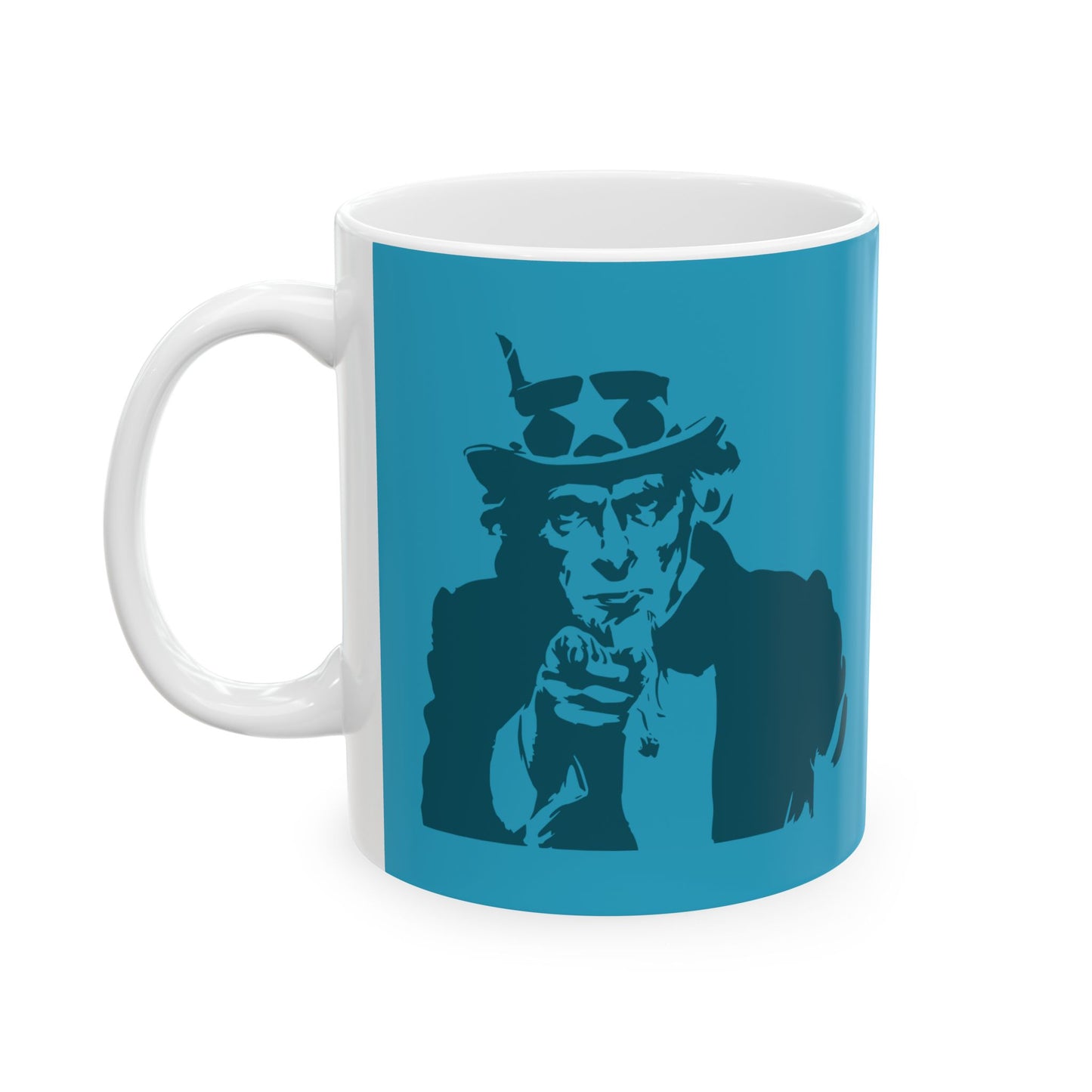 Stylish Ceramic Mug - Unique Coffee Cup for Home & Office, Gift for Coffee Lovers, Modern Art Drinkware, Fun Kitchen Decor