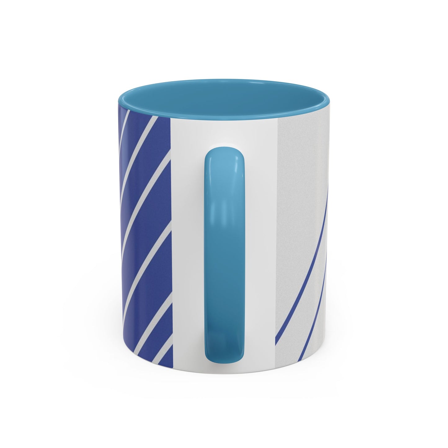 Elegant Stripe Accent Coffee Mug - Perfect for Gifts, Home Decor, Office, Birthdays, and Tea Lovers