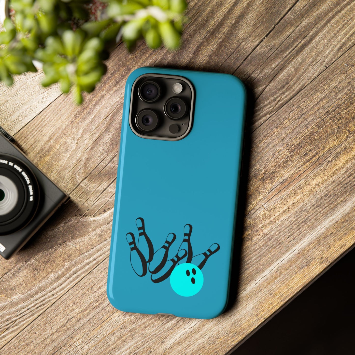 Bowling Phone Case, Tough Cases for Bowling Enthusiasts, Fun Gift for Bowlers, Unique Phone Accessory, Sports Themed Cases