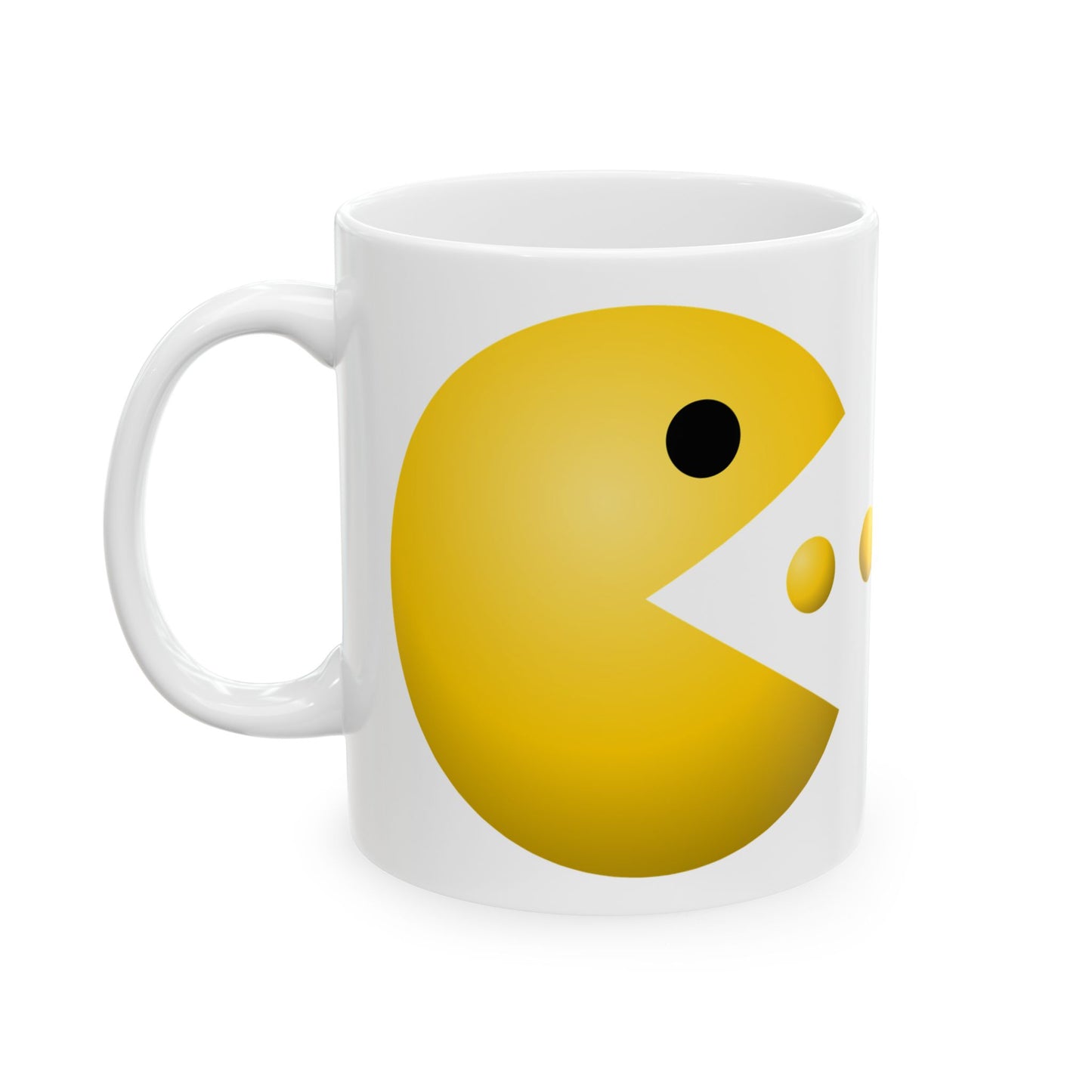 Cheerful Yellow Ceramic Mug, Fun Coffee Cup, Bright Tea Mug, Gift for Friends, Playful Home Decor, Ideal for Birthdays