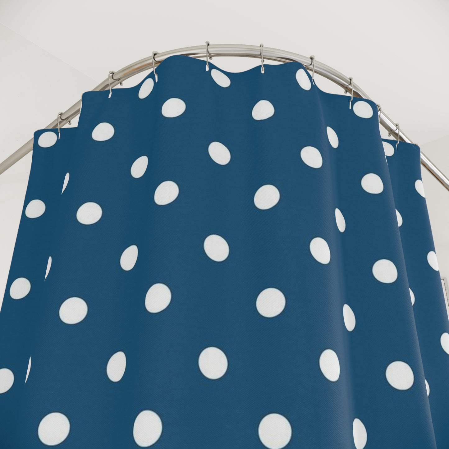 Nautical Polka Dot Shower Curtain - Chic Bathroom Decor, Beach House Style, Gift for Homeowners, Stylish Bathroom Accessory, Unique [...]
