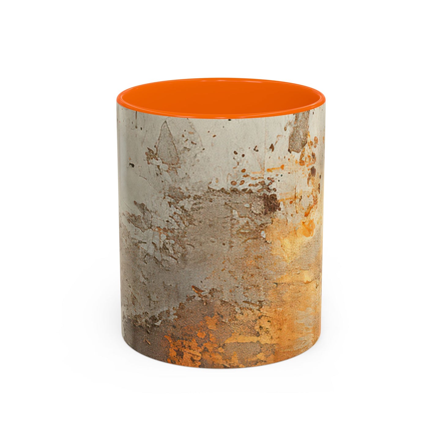 Rustic Accent Coffee Mug, Unique Artistic Mug