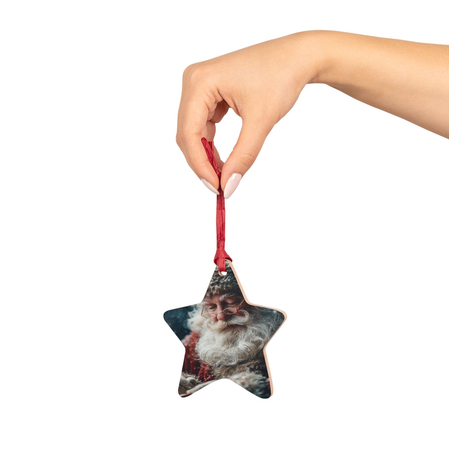 Wooden Ornaments - Santa